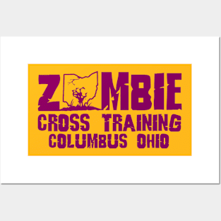 Zombie Cross Training Columbus Ohio Purple Posters and Art